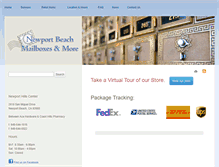 Tablet Screenshot of nbmailboxes.com